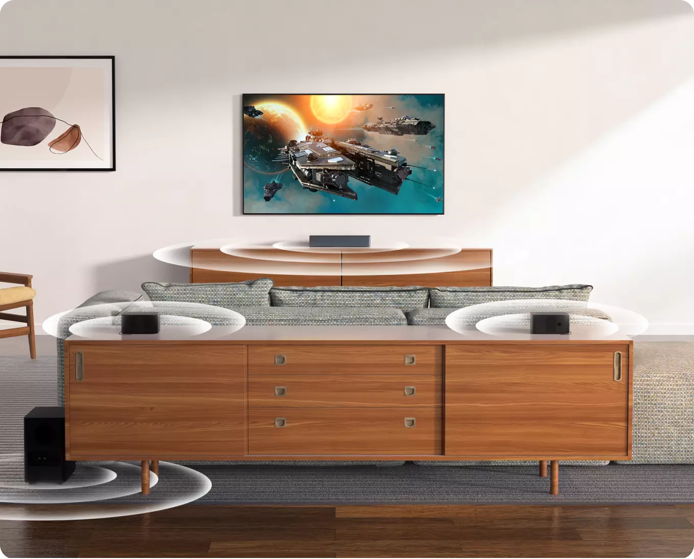 Apollo P40 Projector & Poseidon D50 Soundbar Bundle - Image 5