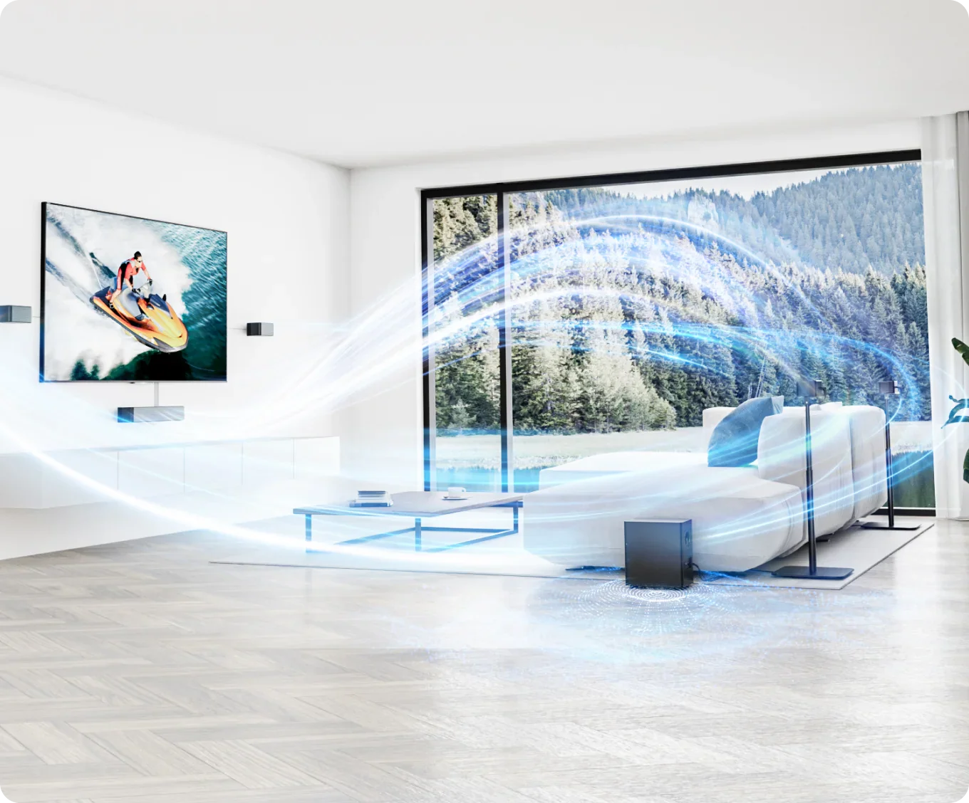 Poseidon D80 Dolby Atmos Soundbar + Free Gift - Image 9