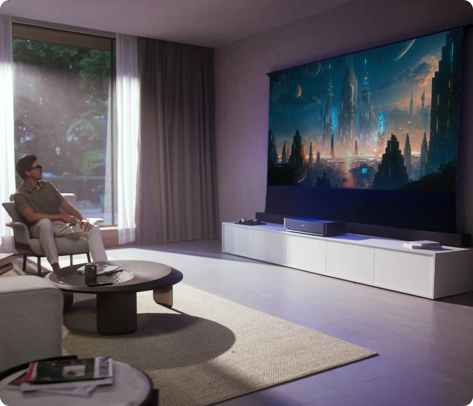 Thor T60 & Laser TV ALR Cinematic Screen - Image 5